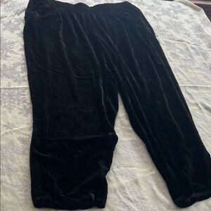 Eileen Fisher Black Velvet pants